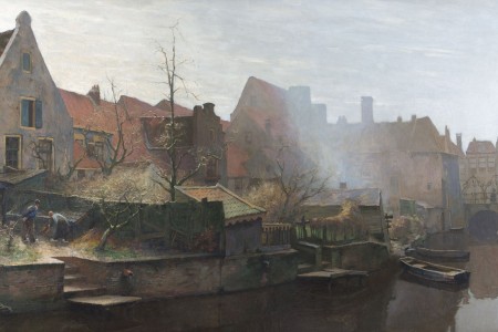 H.J. Wolter: Westsingel (detail), Amersfoort, 1895-1910