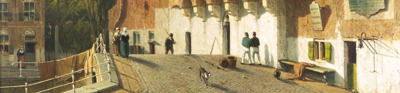 Gezicht op de Koppelpoort 1860
