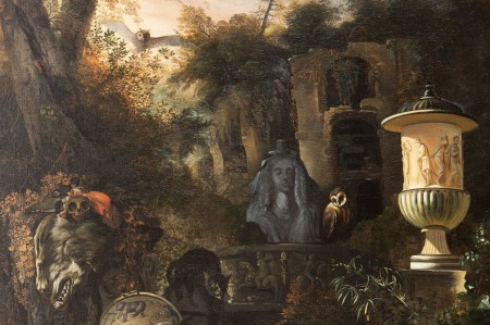 In de tentoonstelling: Vanitasstuk