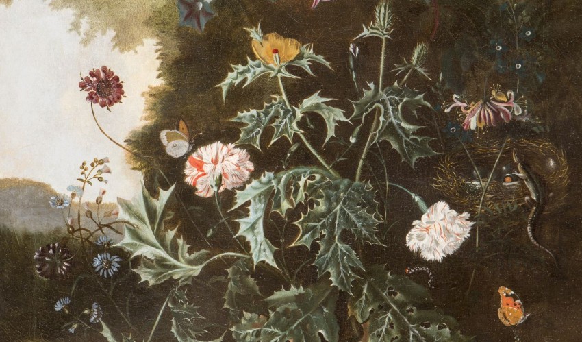 Bosstilleven, ca 1700