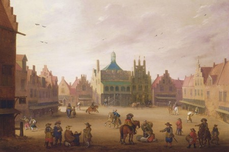 Joost Cornelisz. Droochsloot (?-1666). Gezicht op de hof, 1631