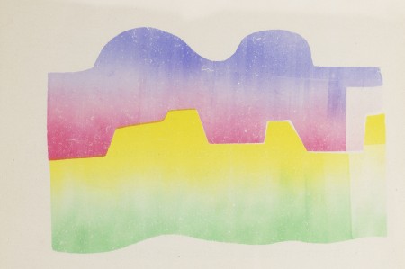 H.N. Werkman (1882 - 1945), Holland, sjabloondruk, 1942