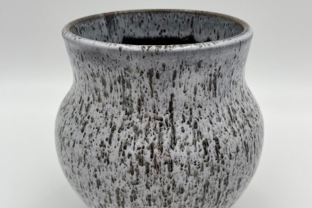 Geglazuurde aardewerk vaas, Chris Lanooy  (1881- 1948), hoogte 20 cm