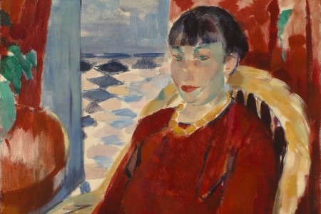 Rik Wouters - Dame in het rood, 1912, collectie Museum Boijmans Van Beuningen