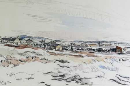 Rik Wouters - Begrafenis van gedode opstandelingen in Kamp Zeist, 1914, particuliere collectie